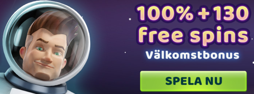 100% bonus 130 freespins Cashiopeia