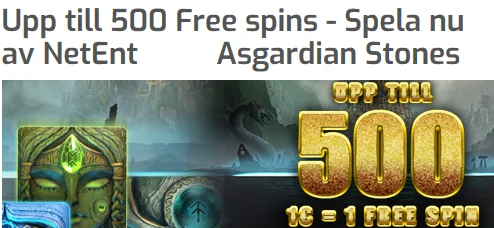 Lapalingo 500 freespins (1 freespin per 1 €)