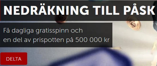Betsafe Nedärkning till påsk 500 000 kr