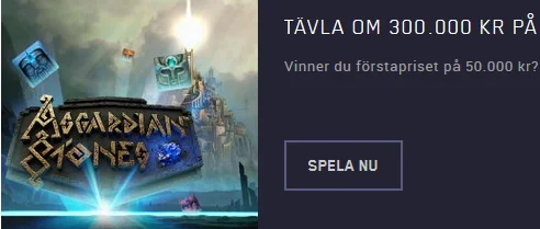 Mariacasino Tävla om 300 000 kr på Asgardian Stones