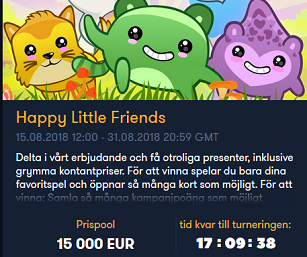 Nätcasino Frank Casino Happy Little Friends 15 000 €