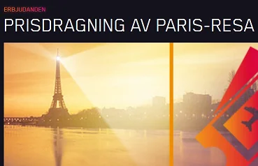 Nätcasino Maria Casino PRISDRAGNING AV PARIS-RESA