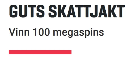 Nätcasino Guts Vinn 100 Megaspins i skattjakt!