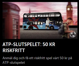 Nätcasino Betsafe - 50 kr riskfritt spel på ATP-Slutspelet!