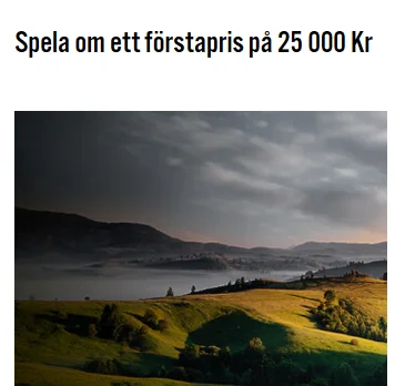 Spela om ett förstapris på 25 000 kr hos nätcasino iGame!