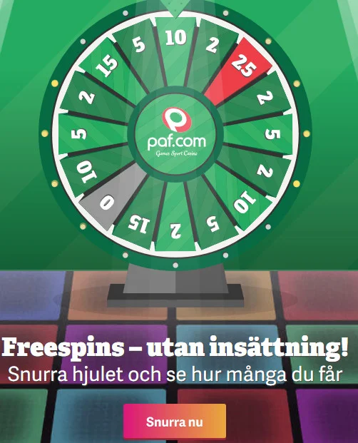 Klicka här så kan du snart vinna 77 freespins på Paf i Blackjack!