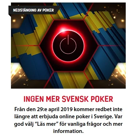 Spela poker på Redbet innan det blir för sent!
