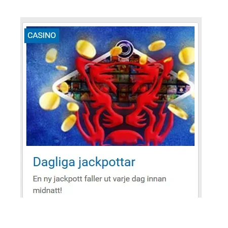 Spela dagliga jackpottar på NordicBet!