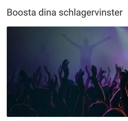 Få 25% vinstboost om Sverige vinner i Schalger hos Unibet!