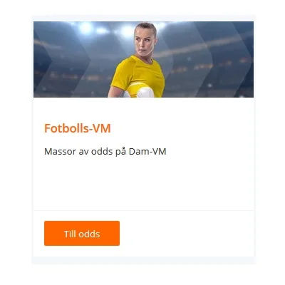Nyttja exklusiva dam-VM odds hos Betsson!