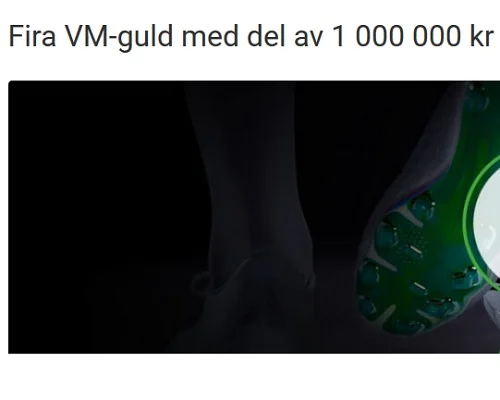 Unibet kampanj skärmdump