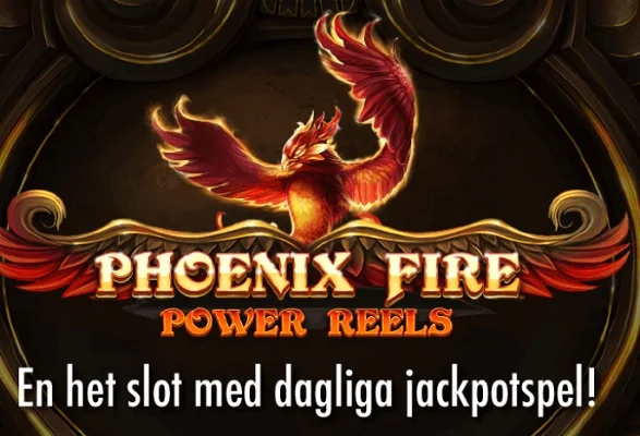 Spela nya heta Phoenix Fire Power Reels på Jackpotjoy!