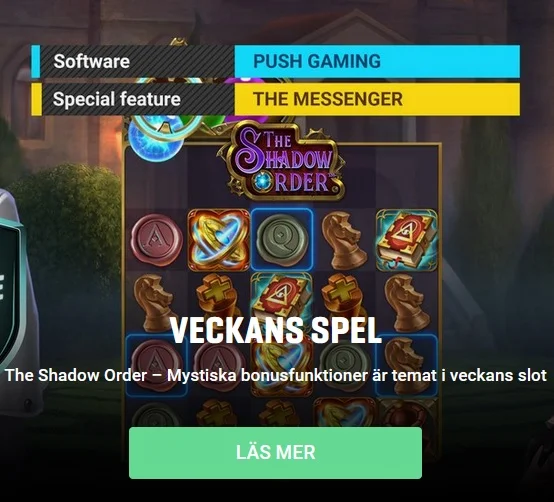 Veckans Spel på nätcasino Guts!