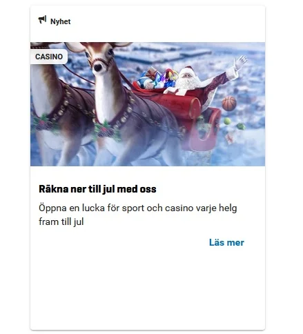 Njut av NordicBet Julkalender 2019!