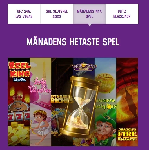 Här är Månadens Nya Spel på Lucky Casino!