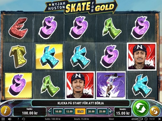 Nya Nyjah Huston Skate for Gold finns nu hos Videoslots casino!